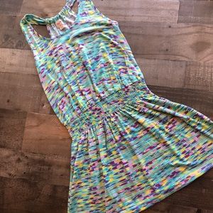 Tribal print beach coverup